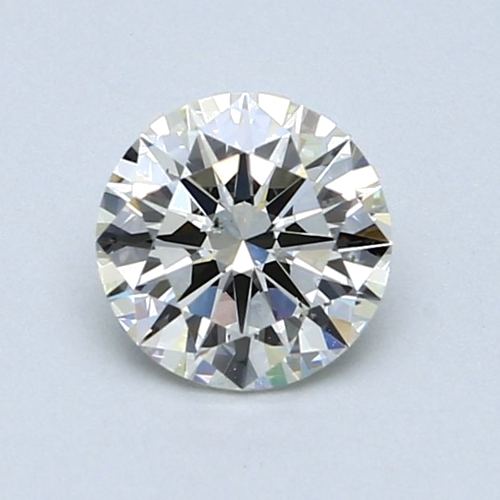 0.91 carat J-SI1 Very Good cut Natūralus Round Deimantas (1)