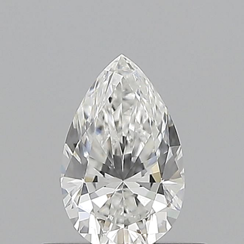 0.51 carat E-VVS2 Natūralus Pear Deimantas (1)