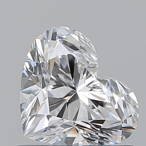 0.9 carat E-VVS2 Natūralus Heart Deimantas (1)