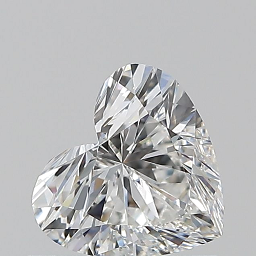 0.7 carat F-IF Natūralus Heart Deimantas (1)