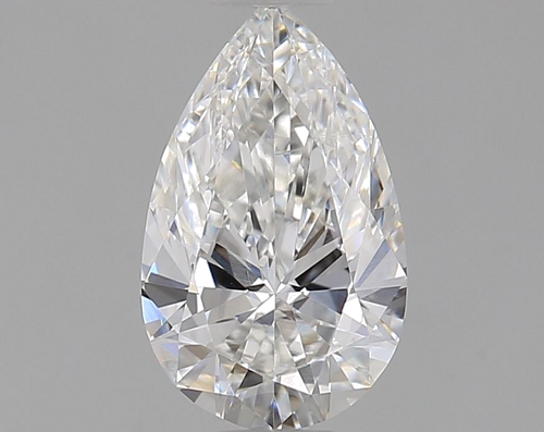 0.53 carat F-VS1 Natūralus Pear Deimantas (1)