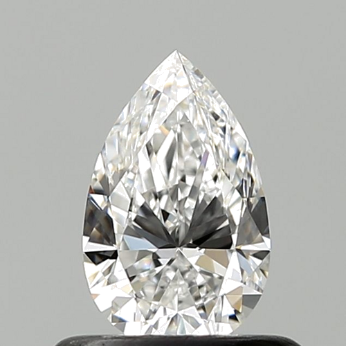 0.5 carat D-VS2 Natūralus Pear Deimantas (1)