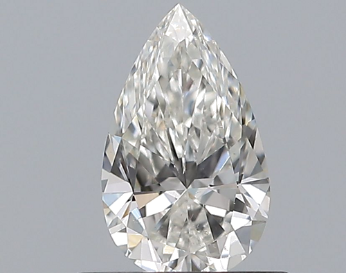 0.5 carat H-SI1 Natūralus Pear Deimantas (1)