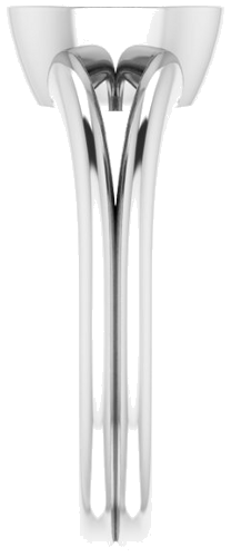 Sužadėtuvių Žiedas „Bezel-Set Solitaire“ 925 Sidabro Oval 8mm x 6mm (4)