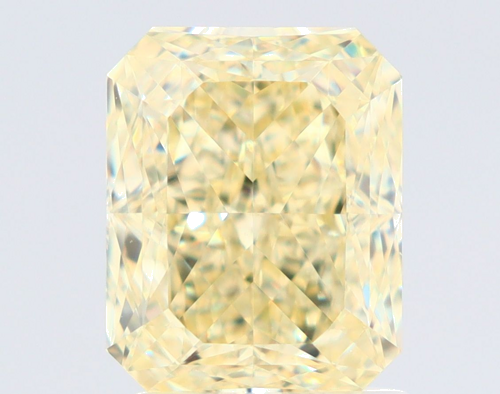 2.01 carat Fancy Light Yellow-VS1 Natūralus Radiant Deimantas (1)