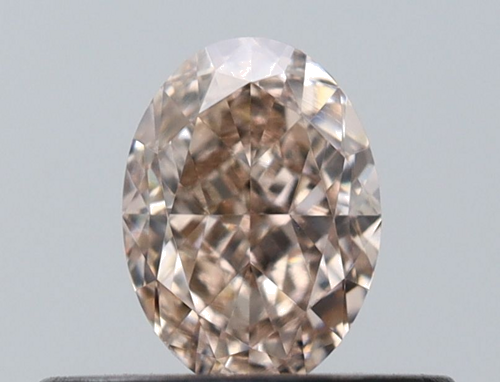0.4 carat Brown-VVS2 Natūralus Oval Deimantas (1)