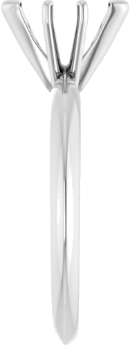 14K White 6-Prong 8.6x4 mm Marquise V-End Solitaire Ring Mounting (4)