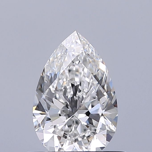 0.5 carat E-VVS1 Natūralus Pear Deimantas (1)