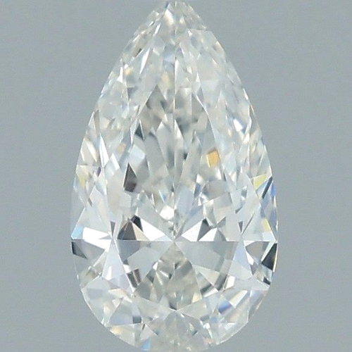 0.3 carat H-SI1 Natūralus Pear Deimantas (1)