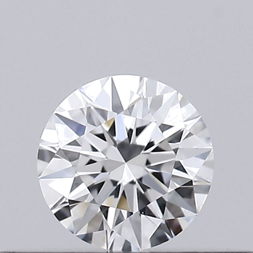0.19 carat D-VVS2 Excellent cut Natūralus Round Deimantas (1)