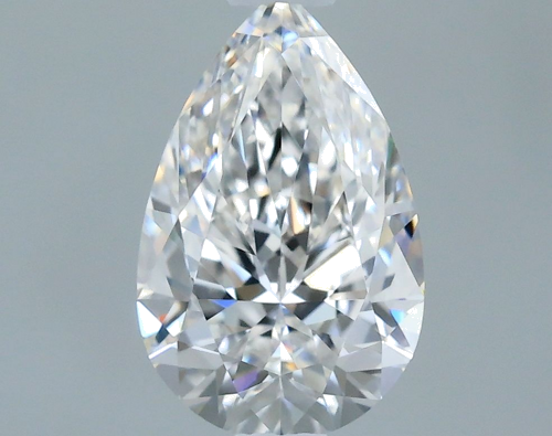 0.55 carat F-IF Natūralus Pear Deimantas (1)