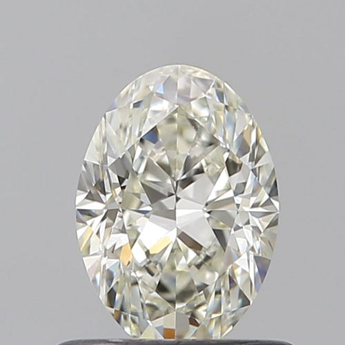 0.6 carat K-VVS2 Natūralus Oval Deimantas (1)
