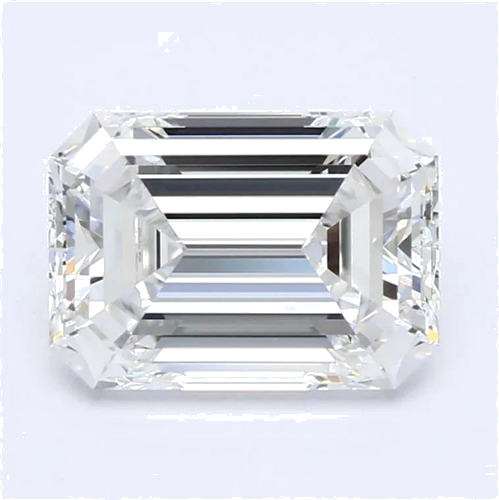 1.51 carat F-VVS2 Natūralus Emerald Deimantas (1)
