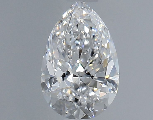 0.5 carat D-VVS1 Natūralus Pear Deimantas (1)