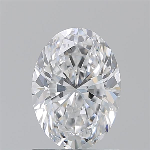 1.3 carat D-SI1 Natūralus Oval Deimantas (1)