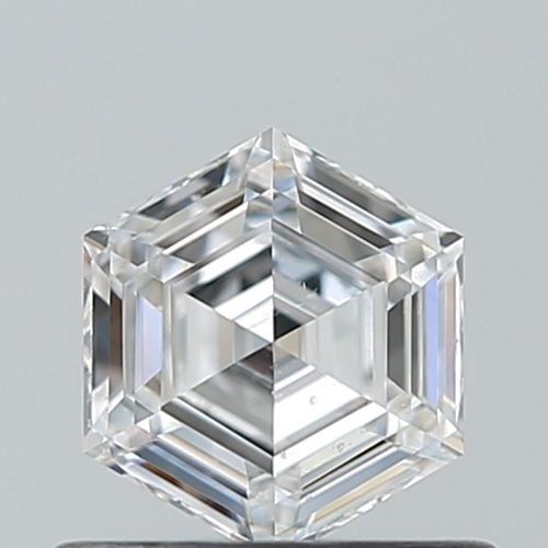 0.5 carat E-SI1 Natūralus Hexagonal Deimantas (1)