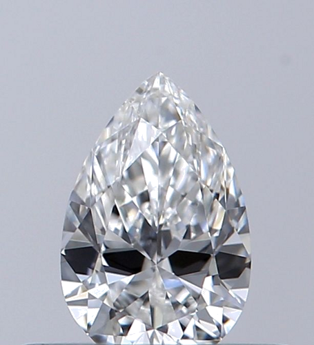 0.3 carat F-VVS1 Natūralus Pear Deimantas (1)