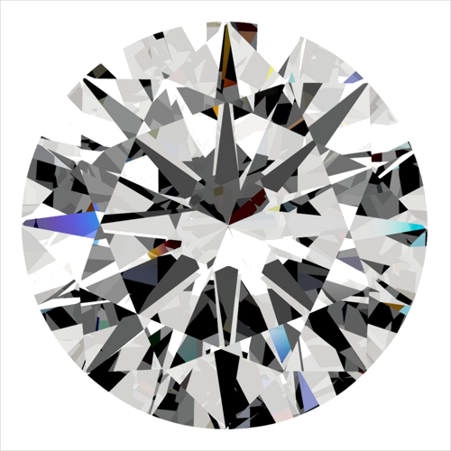 0.3 carat G-VVS2 Very Good cut Natūralus Round Deimantas (1)
