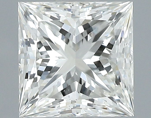 0.6 carat I-VS2 Natūralus Princess Deimantas (1)