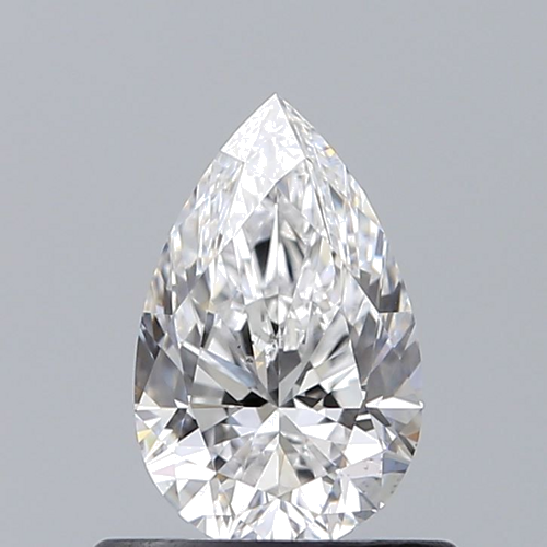 0.6 carat D-VS2 Natūralus Pear Deimantas (1)