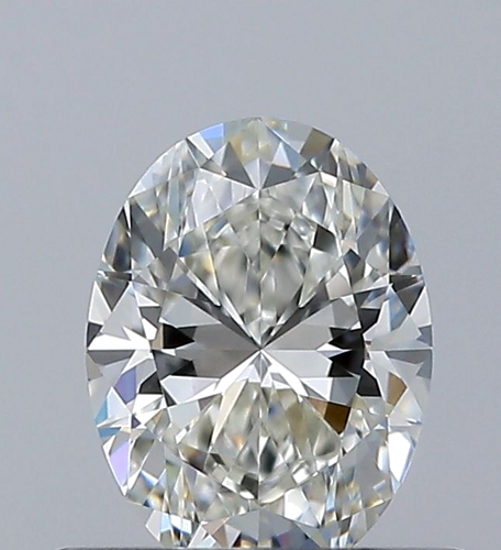 0.5 carat I-VS1 Natūralus Oval Deimantas (1)