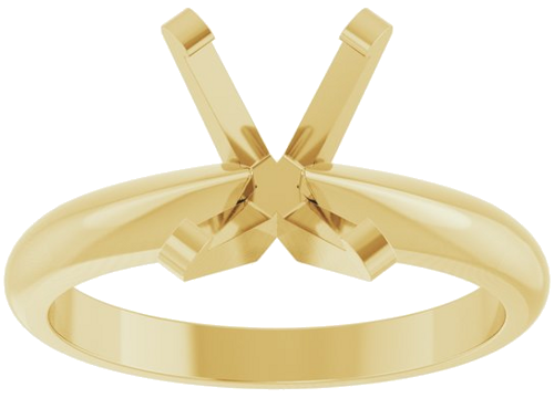 Sužadėtuvių Žiedas „Solitaire“ 14k yellow gold Oval 9mm x 7mm (3)