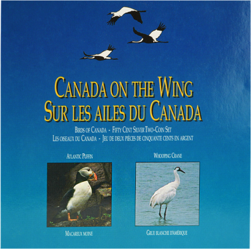 1995 Canada 50 cent silver coin set (6)