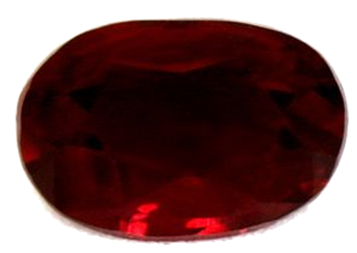 0.38 carat RED Oval Rubinas (1)