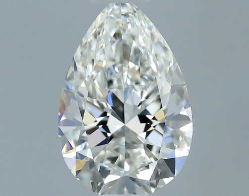 0.45 carat H-VVS2 Natūralus Pear Deimantas (1)