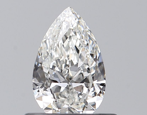 0.5 carat G-VS2 Natūralus Pear Deimantas (1)
