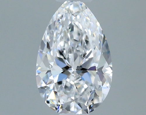 0.32 carat D-VVS1 Natūralus Pear Deimantas (1)