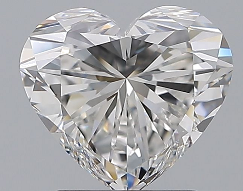 2.0 carat F-VVS2 Natūralus Heart Deimantas (1)