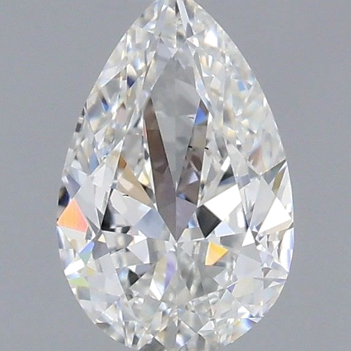 0.5 carat F-VS1 Natūralus Pear Deimantas (1)