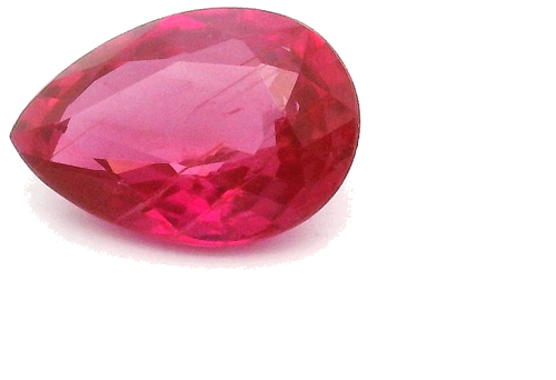 0.54 carat RED Pear Rubinas (1)