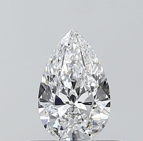 0.46 carat D-SI2 Natūralus Pear Deimantas (1)