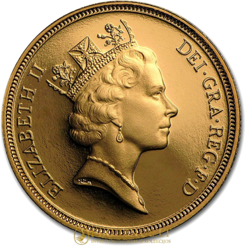 Sovereign Elizabeth II (With Diadem) Great Britain Gold coin (1)
