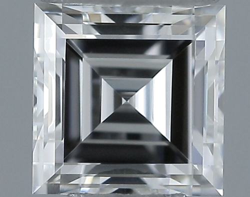 0.42 carat E-VVS1 Natūralus Square Radiant Deimantas (1)