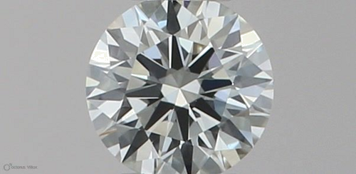0.19 carat I-VVS1 Excellent cut Natūralus Round Deimantas (1)