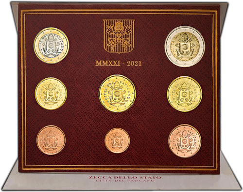 2021 Vatican BU Euro coin set (1)
