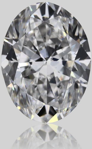 0.7 carat D-SI2 Natūralus Oval Deimantas (1)