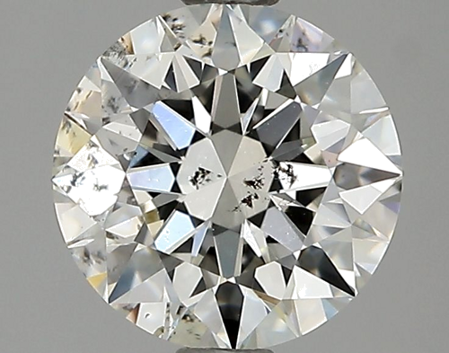 1.01 carat I-SI2 Excellent cut Natūralus Round Deimantas (1)