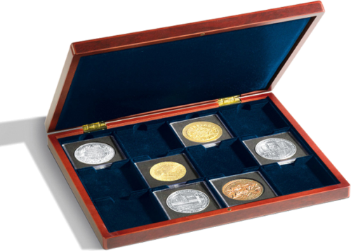 Box for 12 pcs. Coins/Medals in Quadrum XL capsules (67x67 mm) (2)