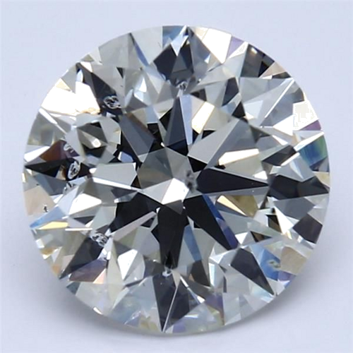 3.13 carat I-SI2 Excellent cut Natūralus Round Deimantas (1)