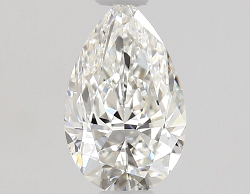 0.53 carat F-VVS1 Natūralus Pear Deimantas (1)