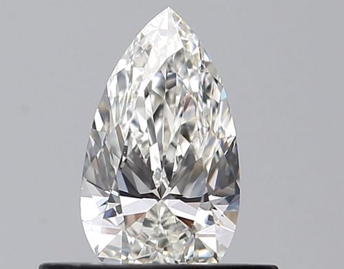 0.41 carat F-VVS1 Natūralus Pear Deimantas (1)