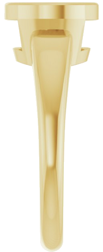 Sužadėtuvių Žiedas „Bezel-Set Solitaire“ 14k yellow gold Round 8.2mm (4)