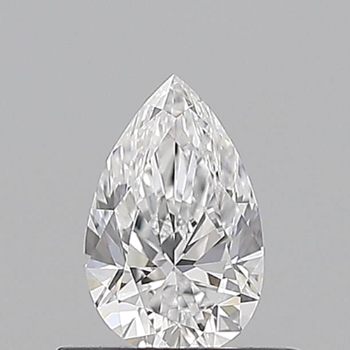 0.5 carat D-VVS2 Natūralus Pear Deimantas (1)