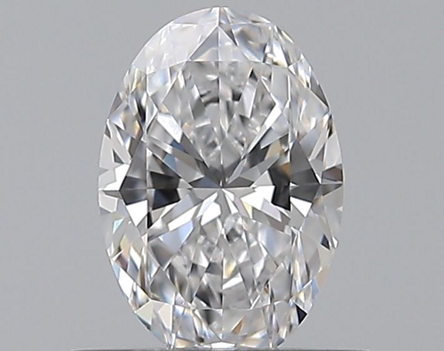0.53 carat D-VVS1 Natūralus Oval Deimantas (1)