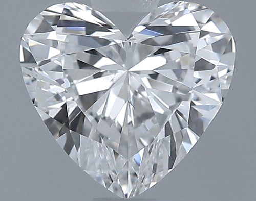 0.9 carat F-VVS1 Natūralus Heart Deimantas (1)