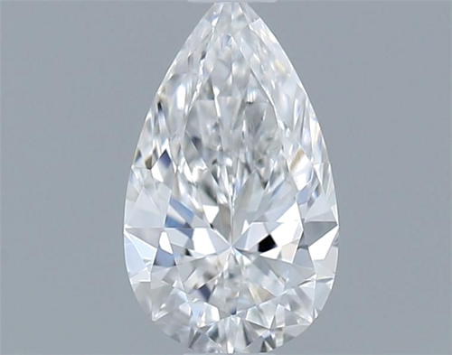0.32 carat D-VS1 Natūralus Pear Deimantas (1)